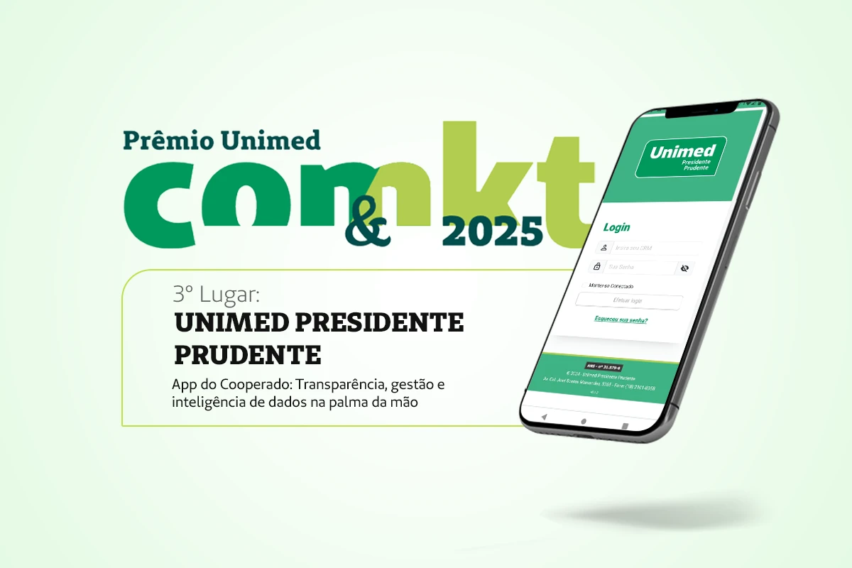 Unimed Presidente Prudente é destaque nacional com o App do Cooperado