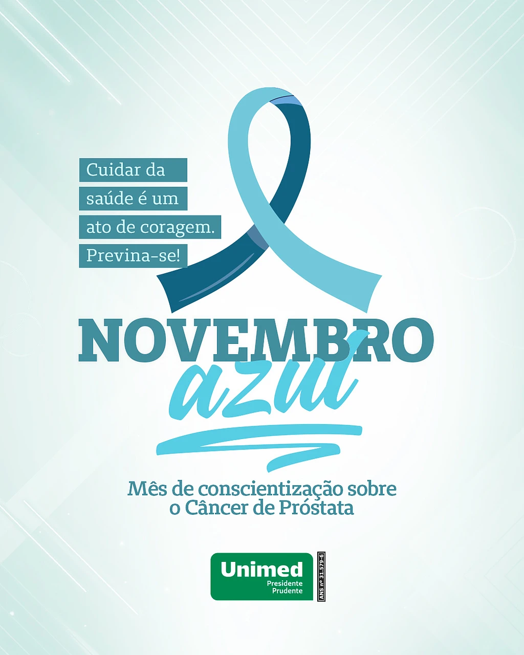 Novembro Azul: Diagnóstico precoce é a chave para vencer o câncer de próstata